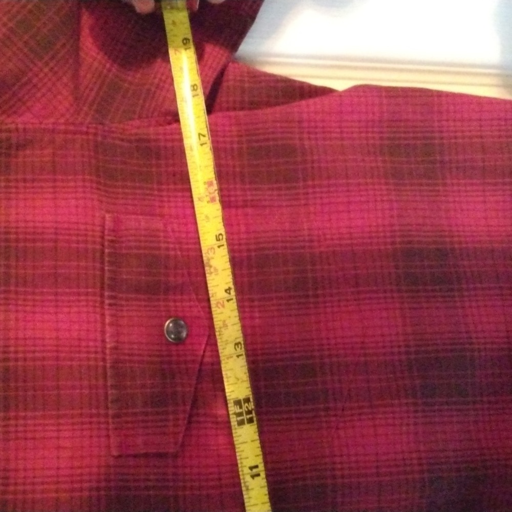 Banana Republic Smokey Snaps Men's Long Sleeve Shirt size Medium Slim Fit - Picture 10 of 11